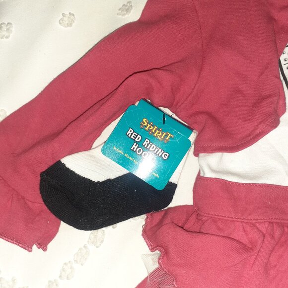 New! SPIRIT Halloween costume Red Riding hood deluxe-Baby GIRLS SIZE 6-12M - Picture 3 of 7